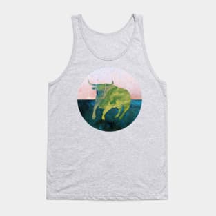 Watercolor Taurus Tank Top